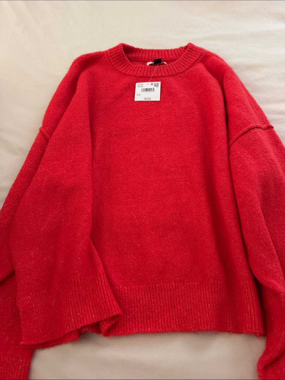 American Eagle Outfitters Red Crewneck Sweater